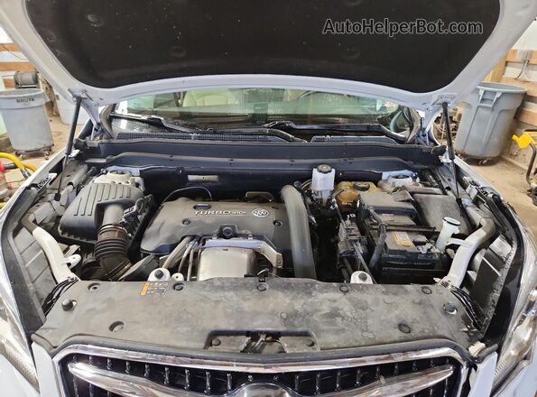 LRBFX3SX5KD007408 2019 BUICK ENVISION White Вид підкапотного простору