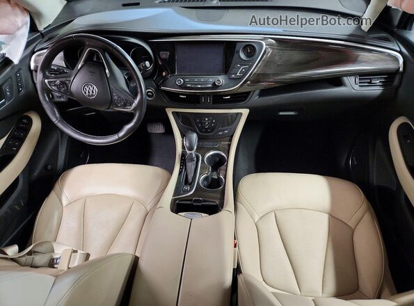 LRBFX3SX5KD007408 2019 BUICK ENVISION White Вид панелі приладів