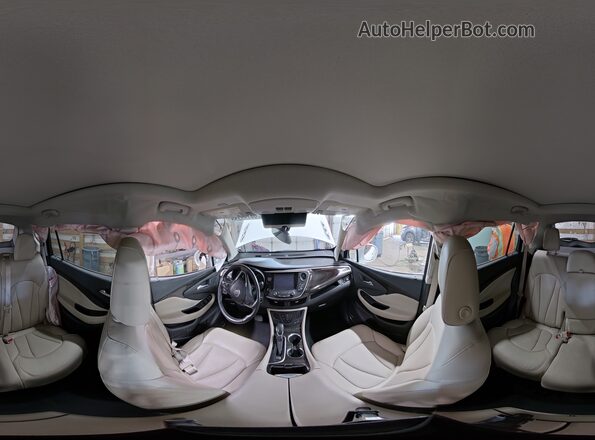 LRBFX3SX5KD007408 2019 BUICK ENVISION White Панорамний вид салону 360°