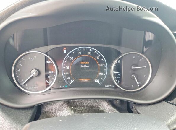 LRBFX3SX7JD002113 2018 BUICK ENVISION Black ხელსაწყოთა პანელის ხედი