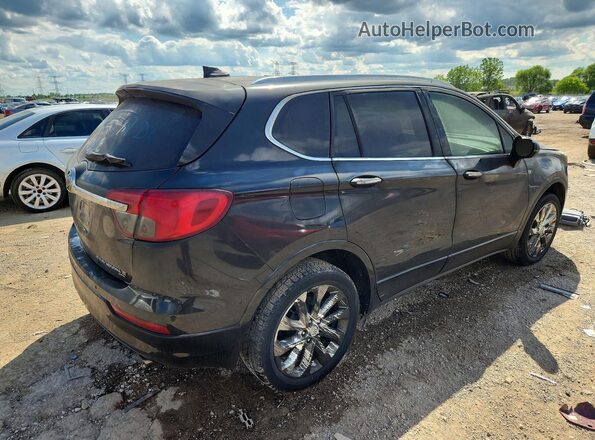 LRBFX3SX9JD001593 2018 BUICK ENVISION Black Задня права чверть