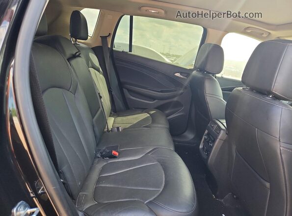LRBFX3SX9JD001593 2018 BUICK ENVISION Black Вид задніх сидінь