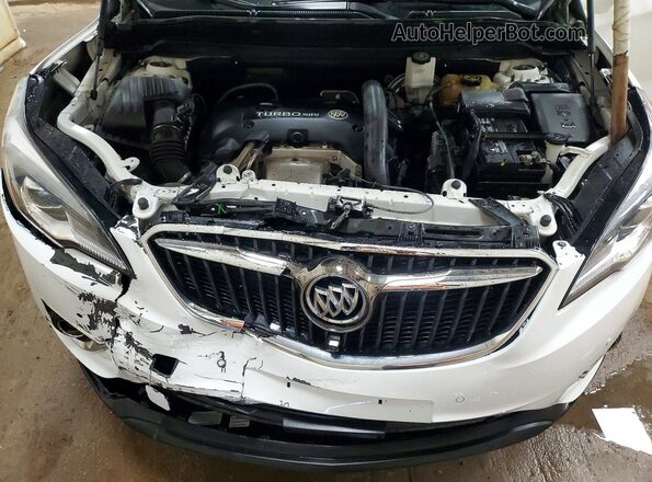 LRBFX4SX7KD033014 2019 BUICK ENVISION White Widok komory silnika