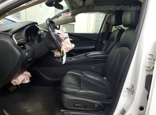 LRBFX4SX7KD033014 2019 BUICK ENVISION White Widok wnętrza z przodu