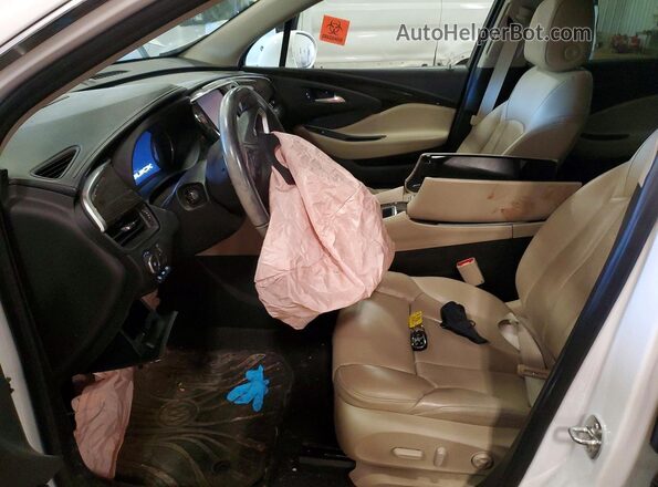 LRBFX4SX9LD032707 2020 BUICK ENVISION Белый Вид салона спереди