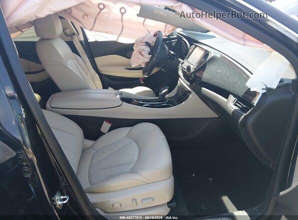 LRBFXASA0HD075737 2017 BUICK ENVISION Black წინა სალონის ხედი