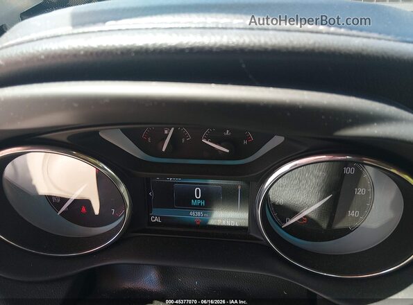 LRBFXASA0HD075737 2017 BUICK ENVISION Black უკანა სავარძლების ხედი