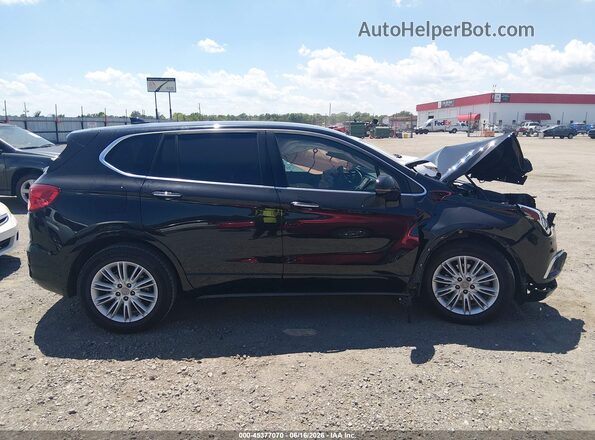 LRBFXASA0HD075737 2017 BUICK ENVISION Black უკანა სალონის ხედი