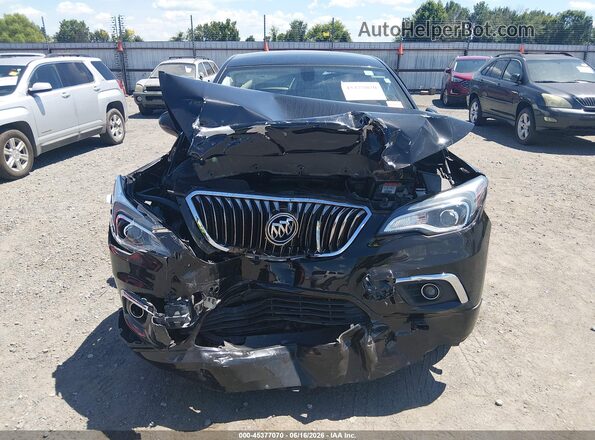 LRBFXASA0HD075737 2017 BUICK ENVISION Black ხელსაწყოთა პანელის ხედი