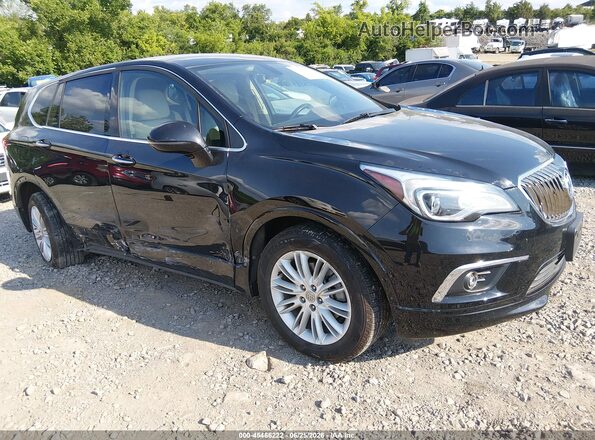 LRBFXASA0HD149920 2017 BUICK ENVISION Black წინა ხედი