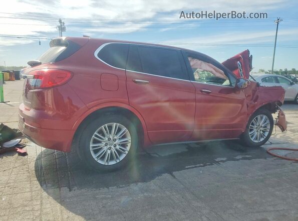 LRBFXASA5HD015517 2017 BUICK ENVISION Темно-бордовый Задняя правая четверть