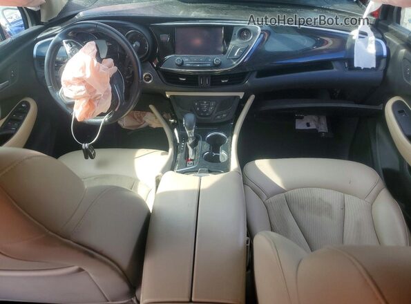 LRBFXASA5HD015517 2017 BUICK ENVISION Темно-бордовый Вид панели приборов