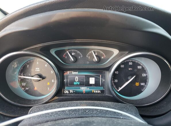 LRBFXBSA0HD040542 2017 BUICK ENVISION Silver ხელსაწყოთა პანელის ხედი