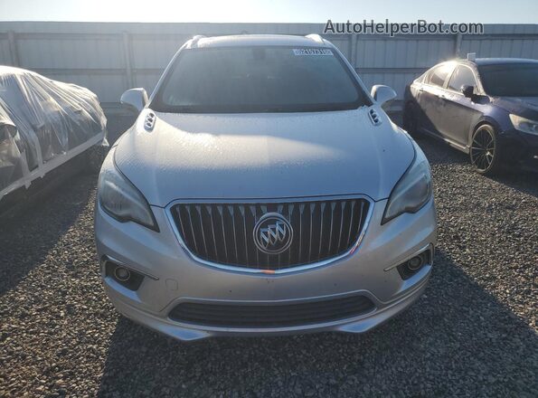 LRBFXBSA0HD040542 2017 BUICK ENVISION Silver წინა ხედი