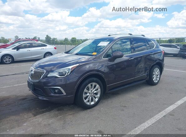 LRBFXBSA0HD044526 2017 BUICK ENVISION Purple Առջևի ձախ երեք քառորդ տեսարան