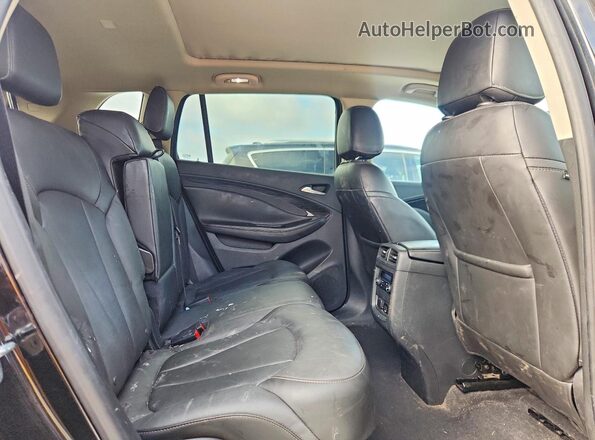 LRBFXBSA1HD002740 2017 BUICK ENVISION Black უკანა სალონის ხედი