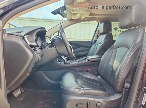 LRBFXBSA1HD002740 2017 BUICK ENVISION Black წინა სალონის ხედი