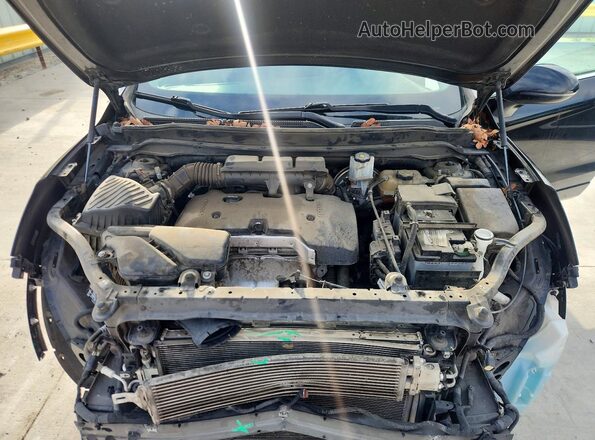LRBFXBSA1HD002740 2017 BUICK ENVISION Black ძრავის განყოფილების ხედი