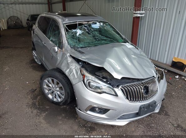 LRBFXBSA1HD039576 2017 BUICK ENVISION Silver Front view