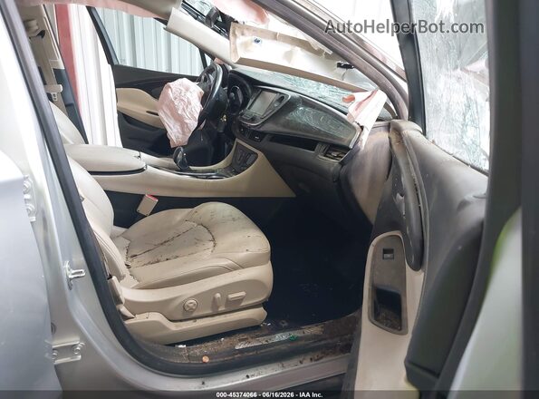 LRBFXBSA1HD039576 2017 BUICK ENVISION Silver Front interior view