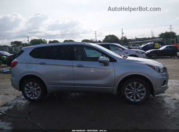 LRBFXBSA1HD242600 2017 BUICK ENVISION Silver Rear interior view
