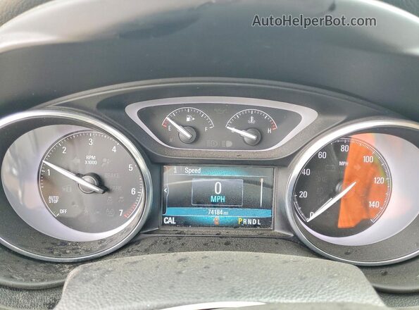 LRBFXBSA1LD069444 2020 BUICK ENVISION Gray Սարքավորումների վահանակի տեսք