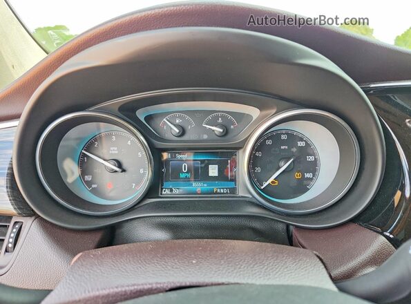 LRBFXBSA2HD054569 2017 BUICK ENVISION White Instrument cluster view