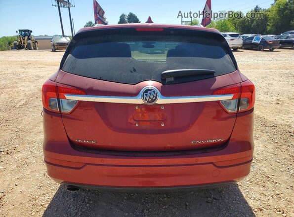 LRBFXBSA3HD069310 2017 BUICK ENVISION Red Rear view
