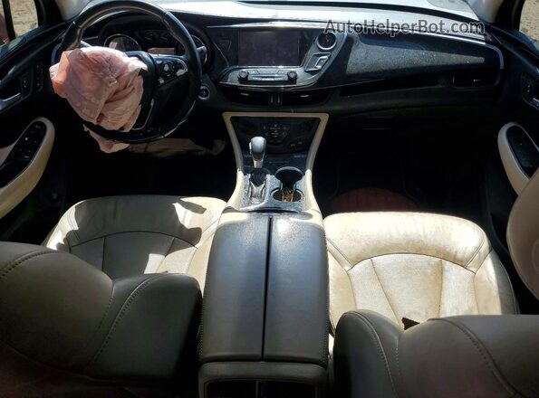 LRBFXBSA3HD069310 2017 BUICK ENVISION Red Dashboard view