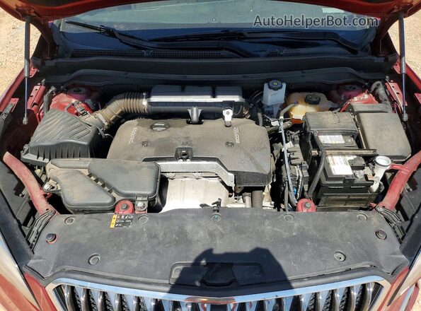 LRBFXBSA3HD069310 2017 BUICK ENVISION Red Engine compartment view