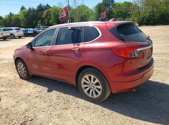 LRBFXBSA3HD069310 2017 BUICK ENVISION Red Rear left