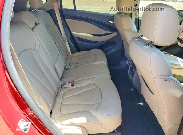 LRBFXBSA3HD069310 2017 BUICK ENVISION Red Rear interior view
