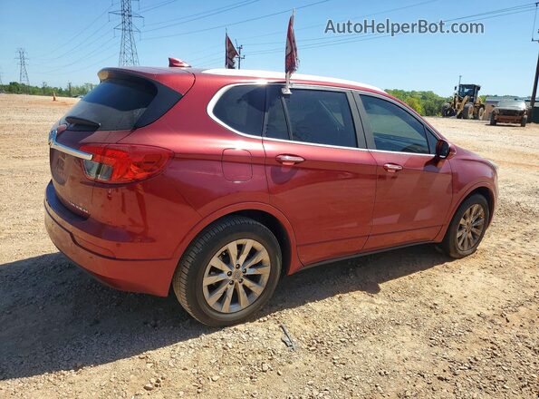 LRBFXBSA3HD069310 2017 BUICK ENVISION Red Rear right