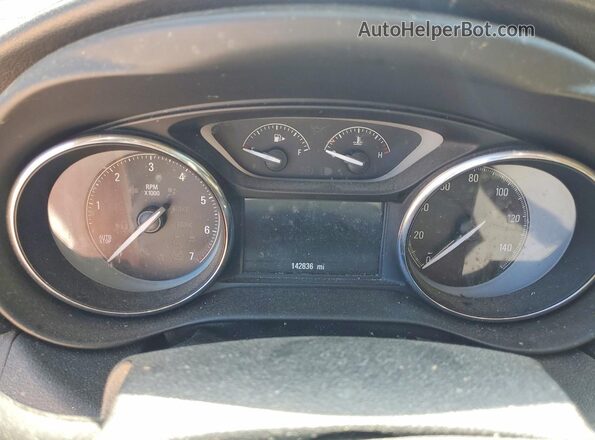 LRBFXBSA3HD069310 2017 BUICK ENVISION Red Instrument cluster view
