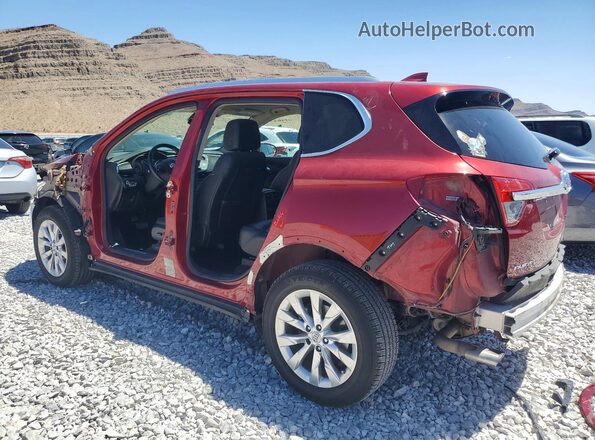 LRBFXBSA3HD104007 2017 BUICK ENVISION Maroon Tył lewy