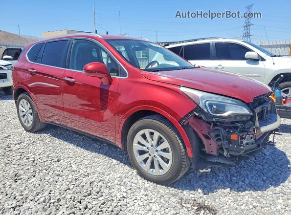 LRBFXBSA3HD104007 2017 BUICK ENVISION Maroon Przód prawy