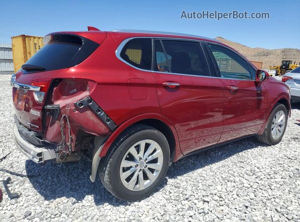 LRBFXBSA3HD104007 2017 BUICK ENVISION Maroon Tył prawy