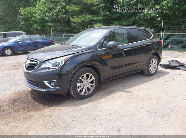 LRBFXBSA4LD083712 2020 BUICK ENVISION Black წინა მარცხენა ხედი სამი მეოთხედიდან