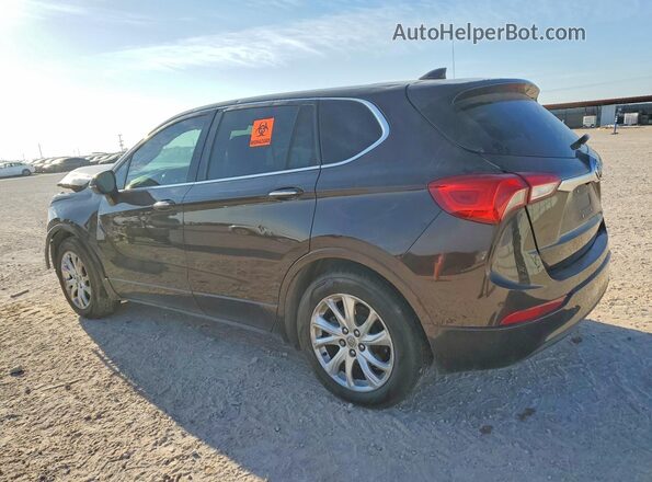 LRBFXBSA4LD229624 2020 BUICK ENVISION Brown Rear left