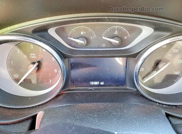 LRBFXBSA4LD229624 2020 BUICK ENVISION Brown Instrument cluster view