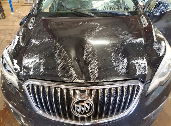LRBFXBSA6HD040996 2017 BUICK ENVISION Black ძრავის განყოფილების ხედი