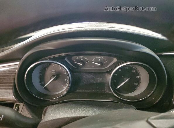 LRBFXBSA6HD040996 2017 BUICK ENVISION Black ხელსაწყოთა პანელის ხედი