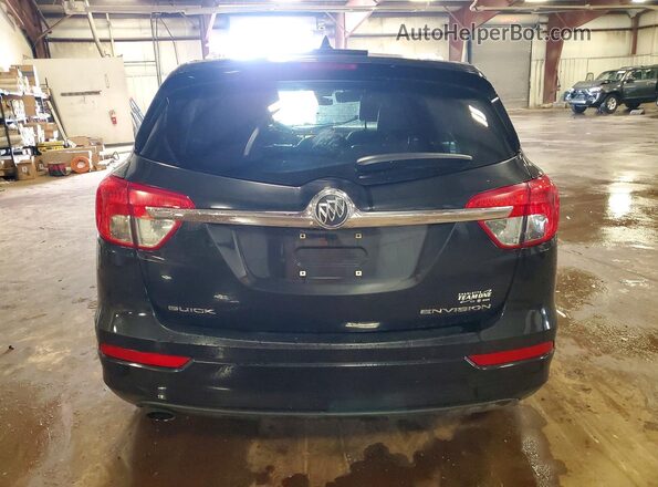 LRBFXBSA6HD040996 2017 BUICK ENVISION Black უკანა ხედი