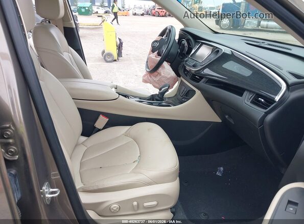 LRBFXBSA6HD042005 2017 BUICK ENVISION Brown Vista interior delantera