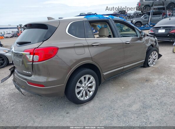 LRBFXBSA6HD042005 2017 BUICK ENVISION Brown Trasero derecho