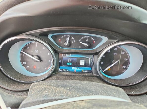 LRBFXBSA6HD143335 2017 BUICK ENVISION Black Vista del cuadro de instrumentos