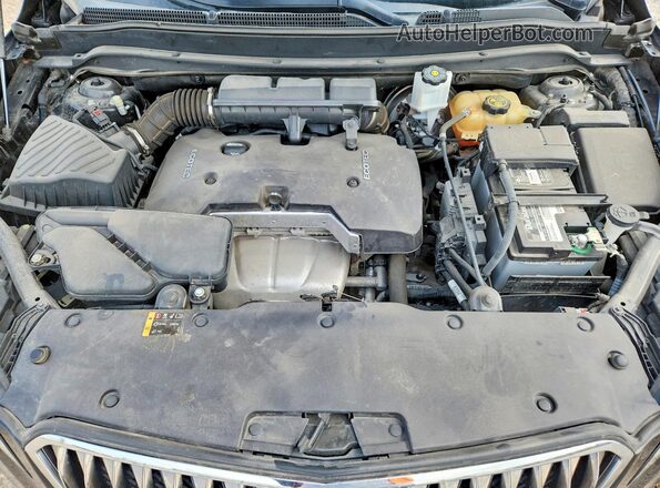 LRBFXBSA6HD154030 2017 BUICK ENVISION Black Engine compartment view