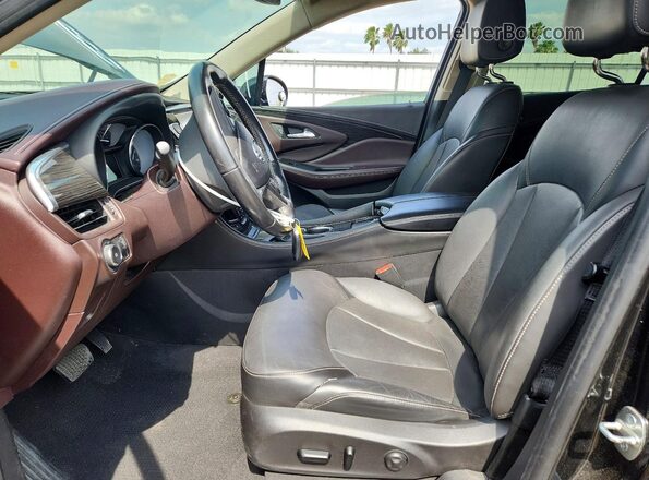 LRBFXBSA6HD154030 2017 BUICK ENVISION Black Front interior view
