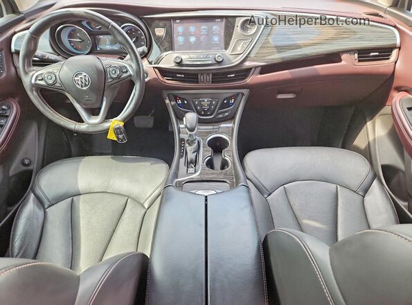 LRBFXBSA6HD154030 2017 BUICK ENVISION Black Dashboard view