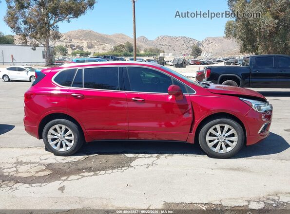 LRBFXBSA6HD242091 2017 BUICK ENVISION Red Rear interior view